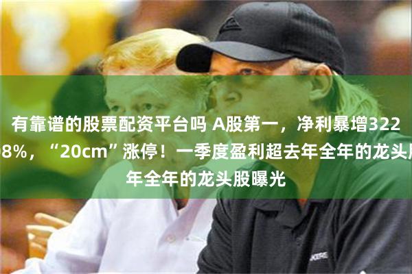 有靠谱的股票配资平台吗 A股第一，净利暴增322652.08%，“20cm”涨停！一季度盈利超去年全年的龙头股曝光