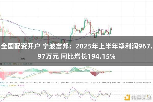 全国配资开户 宁波富邦：2025年上半年净利润967.97万元 同比增长194.15%